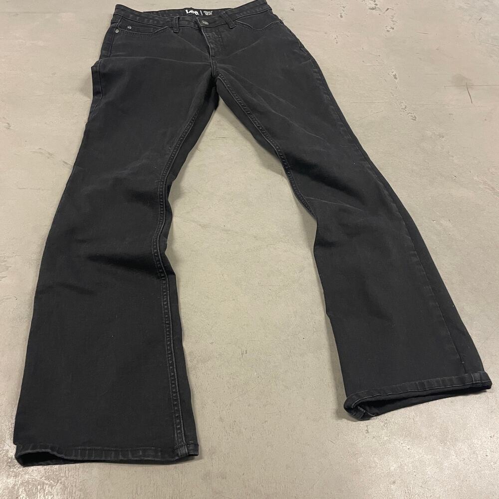 Y2K black lee bootcut jeans 30x32